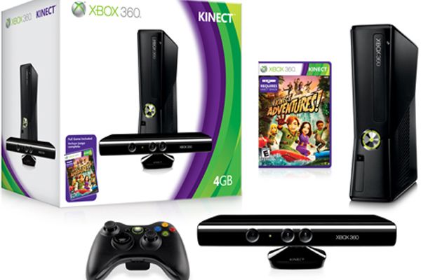 Xbox 360 Slim 4 Gb + Kinect Frete Gratis